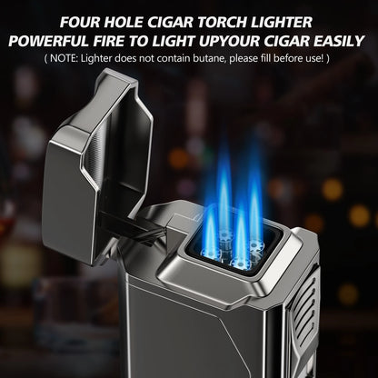 Cigar Lighter Premium Quad Jet